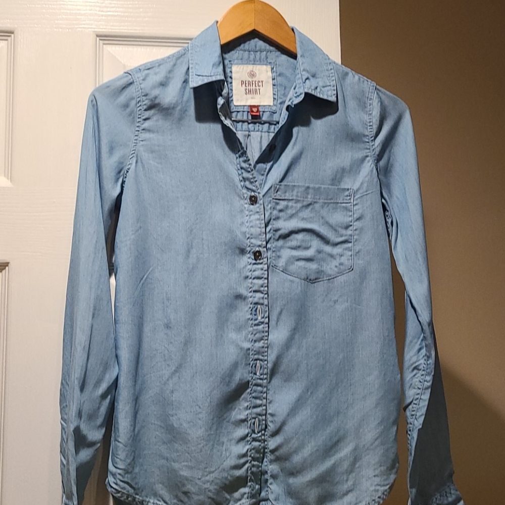 Denim shirt long sleeves